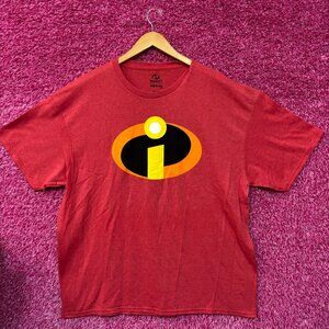 Pixar The incredibles Logo Tshirt size XL